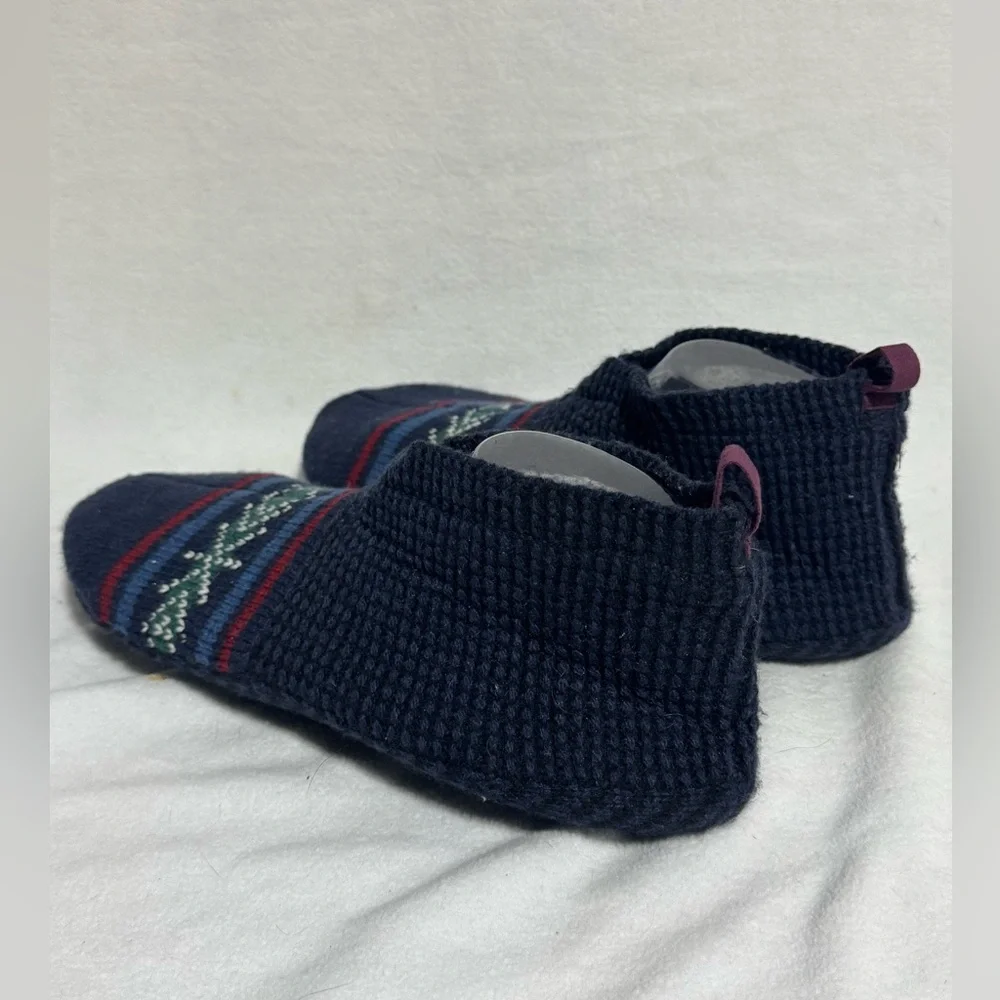 Bombas Fair Isle Gripper Slipper Size Mens Large 10-12.5 - Picture 5 of 11